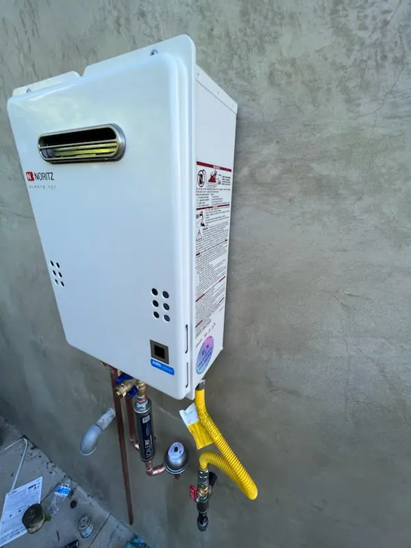 Tankless water heater installation for Lennox homes