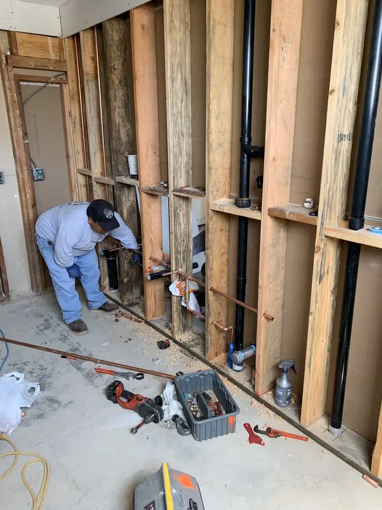 Commercial rough-in plumbing for Gas Line Repair in Lennox